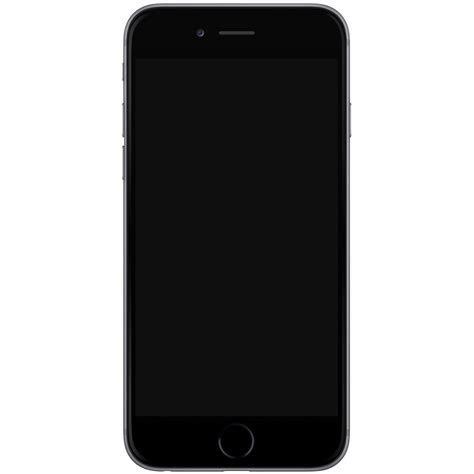 Black Iphone 7 Png Transparent Background Free Download 34208