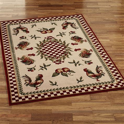 Black and white kitchen rug. Rooster Kitchen Rug - http://homeplugs.net/rooster-kitchen ...