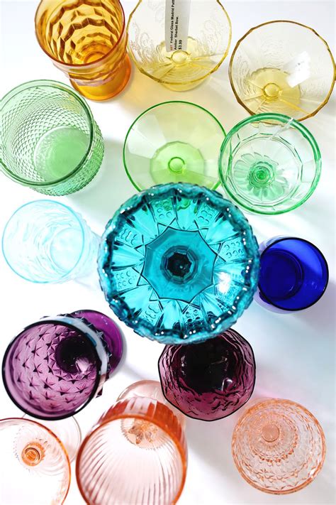 In Progress—elsie’s Rainbow Glassware Collection A Beautiful Mess