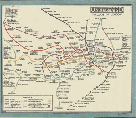 Radhistory The 1889 London Underground Tube Maps On The Web