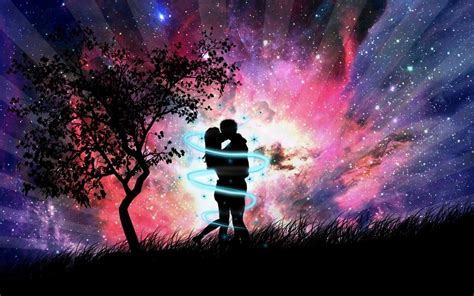 Wallpaper Illustration Digital Art Love Atmosphere Universe