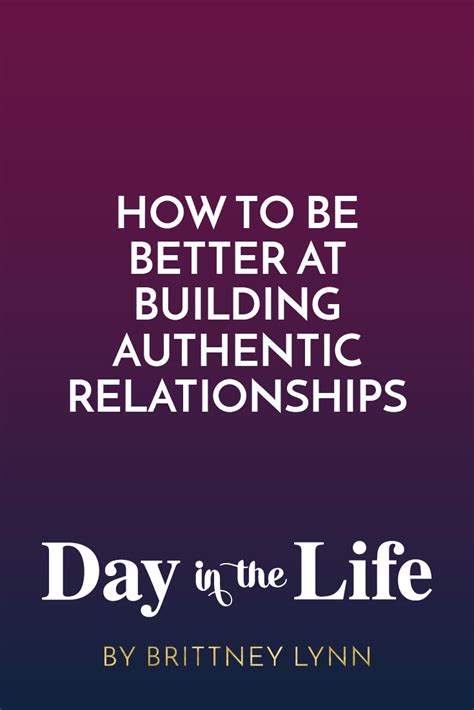 Mini Sode How To Be Better At Building Authentic Relationships