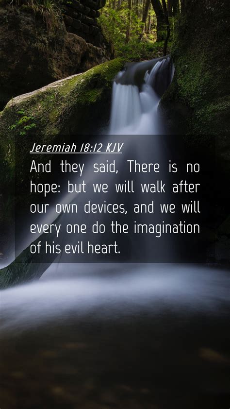 Jeremiah 1812 Kjv Mobile Phone Wallpaper And They Said There Is No