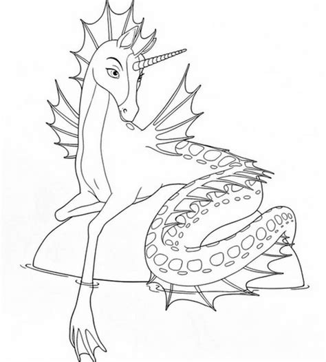 Water Unicorn From Mia And Me Coloring Page Download Print Or Color