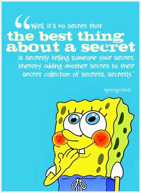 Spongebob Quotes Secret Love Quotesgram