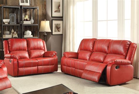 Red Leather Reclining Sofa And Loveseat Latest Sofa Pictures