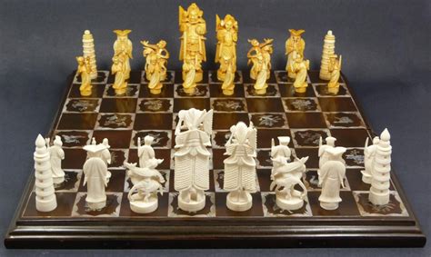 Chess Sets Chess Game Chess Set Unique Chinese Ceramics Checkmate