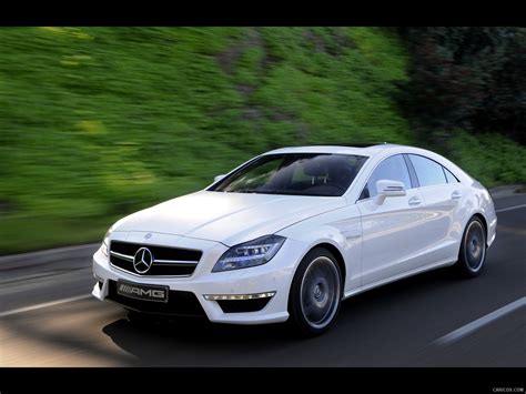 Mercedes Benz Cls63 Amg 2012 Us Version Diamond White Front Caricos