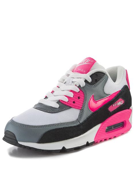 Nike Air Max 90 Essential Trainers In Pink For Men Whitepinkblack