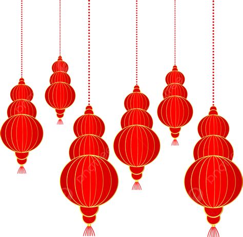 새해 중국의 붉은 등불 중국 등불 벡터 중국어 랜턴 골드 중국 등불 Png 일러스트 및 벡터 에 대한 무료 다운로드 Pngtree