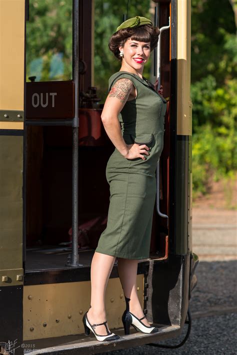 Pin Up Model Shoot At The Trolley Museum Rzf Images Blogspot