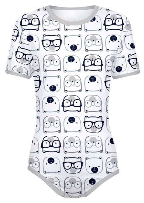 Bear Y Inquisitive Abdl Onesie Crinkly Comforts