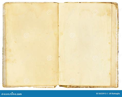 Open Vintage Book Stock Image Image Of Page Distressed 5653913
