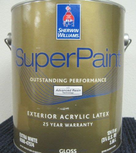 Sherwin Williams Superpaint Exterior Acrylic Latex 6500 47574 4