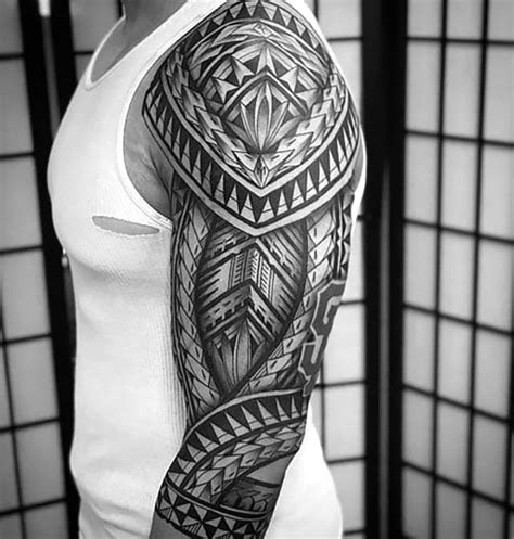 Top More Than Tribal Half Arm Sleeve Tattoos Vova Edu Vn