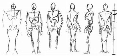 Drawing Stick Figure Basic Manga Figures Male