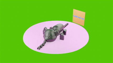 Free Stl File Articulated Nice Elephant・3d Print Design To Download・cults