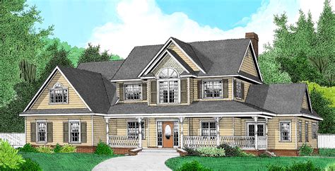 Four Bedroom Country Farmhouse Plan 6545rf Architectural Designs