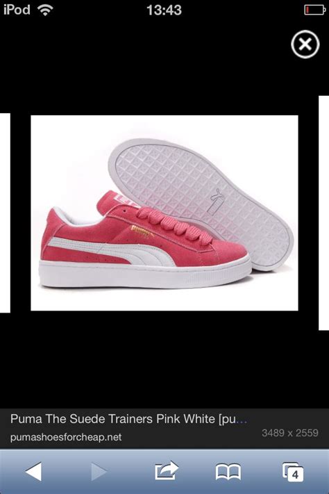 Pink And White Pumas White Pumas Puma Sneaker Sneakers Pink Shoes Fashion Tennis Moda