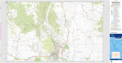 Cooma 8725 4s Nsw Topographic Map