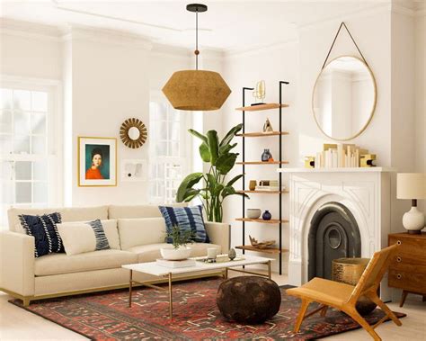 Top 48 Modern Eclectic Living Room Ideas