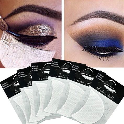 120 Pcs Eyeshadow Shieldsmakeup Tape Supplies