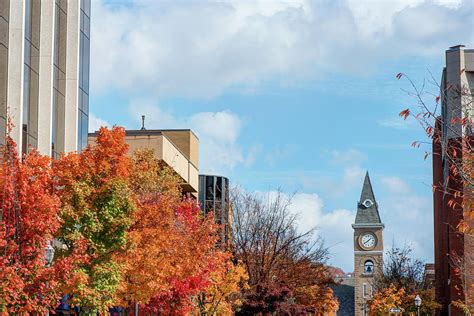 Downtown Fayetteville Arkansas Autumn Colors Photograph By Gregory