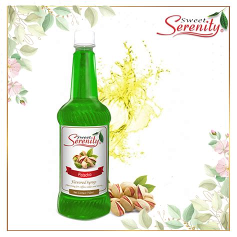 Sweet Serenity Pistachio Nutty Flavored Syrup 750 Ml Lazada PH