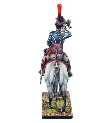Russian Litovsky Uhlan Trumpeter Borodino 1812 Single Mounted Figure