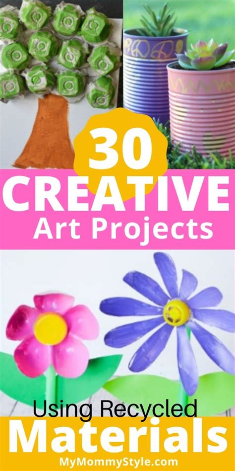 30 Creative Recycled Art Projects For Kids My Mommy Style