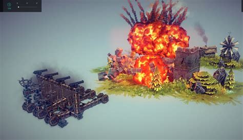 Besiege Gameplay Slaying Soldiers And Sheep With Unlikely Machines