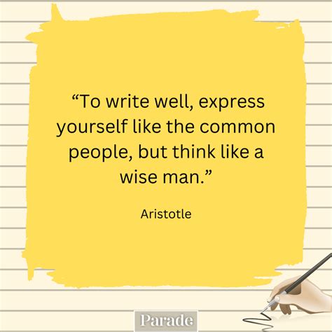 75 Best Quotes About Writing Parade