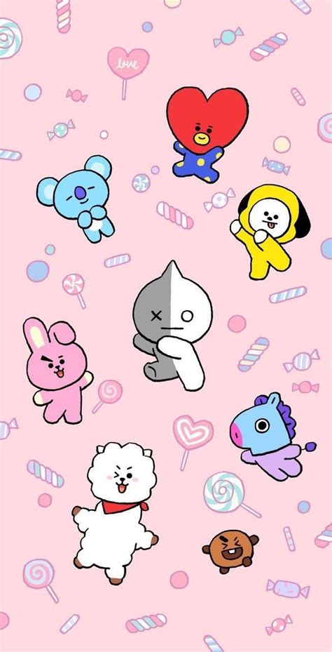 Bt21 Characters Wallpapers Top Free Bt21 Characters Backgrounds