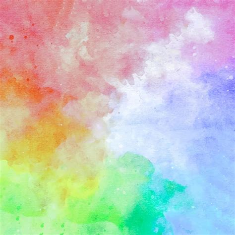 Premium Vector Rainbow Abstract Watercolor Background