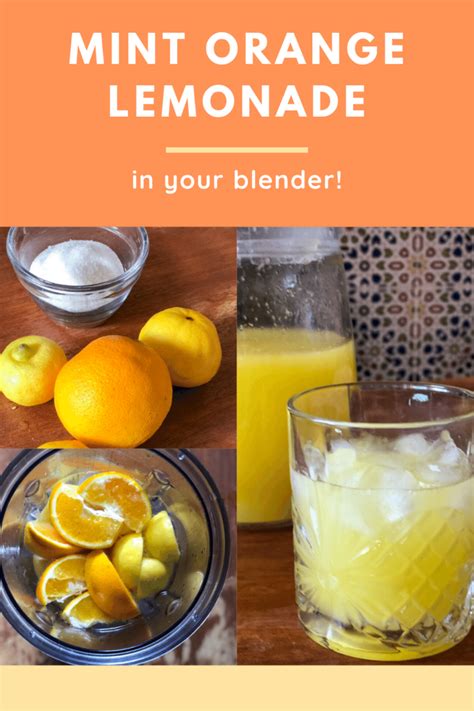 mint orange lemonade recipe in 2024 lemonade drinks lemonade recipes delicious drink recipes