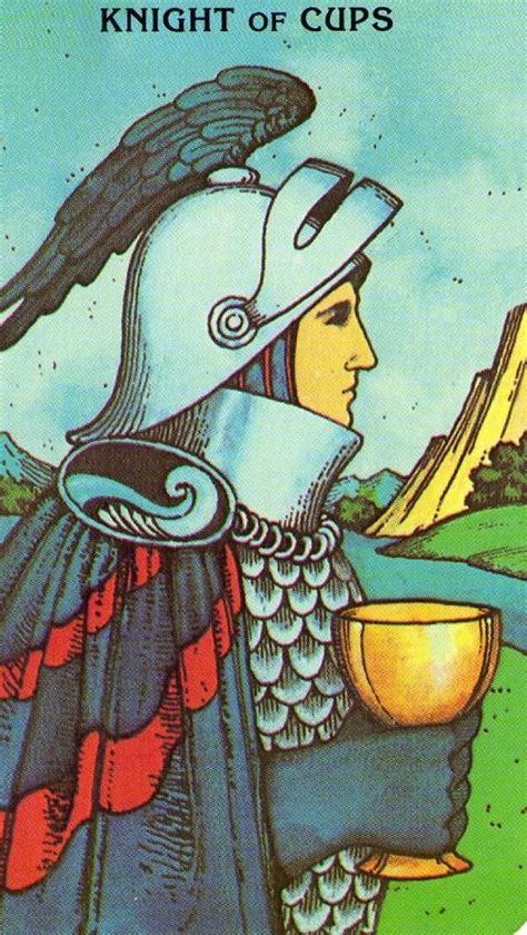 Knight of cups tarot card meaning. Opening to Love -Affirmations And Prayer Fom The Knight of Cups | Knight of cups tarot, Knight ...