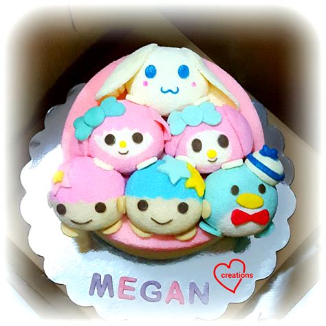 Loving Creations For You Tsum Tsum Sanrio Rainbow Chiffon Cake