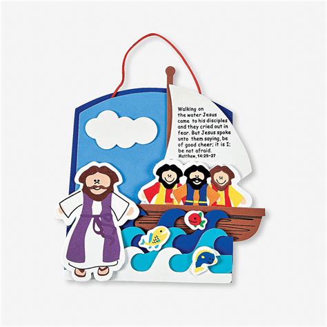 Jesus Walking On Water Craft Kit Discontinued Sunday School Crafts