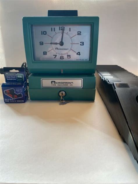 Vintage Time Recorder Working Electric Clock Ebay
