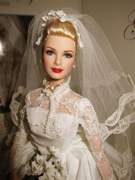 grace kelly barbie wedding dress barbie bridal bride dolls