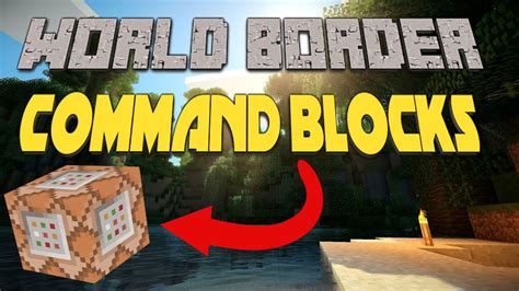World Border Command Creation Minecraft Bedrock Edition Youtube