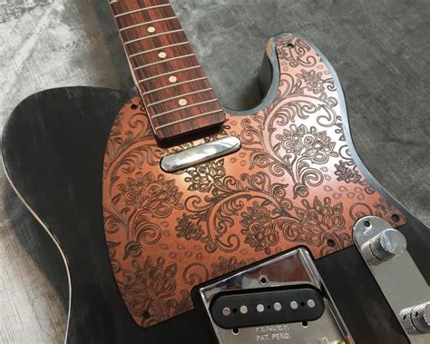 Faux Copper Paisley Custom Bakelite Pickguard Fender Telecaster Tele