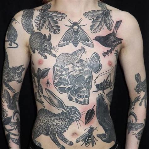 50 Best Blackwork Tattoos For Men 2023 Unique Designs