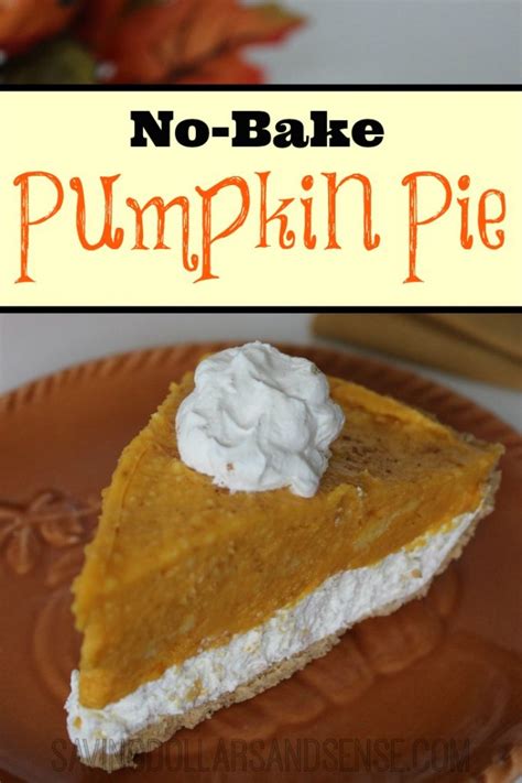 No Bake Pumpkin Pie