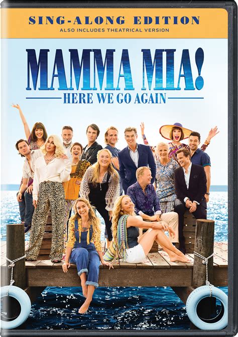 Mamma Mia Here We Go Again Normal Sing Along Edition Dvd