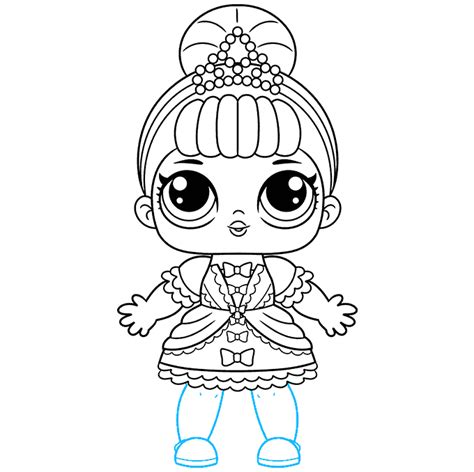 How To Draw A Lol Surprise Doll Really Easy Drawing Tutorial