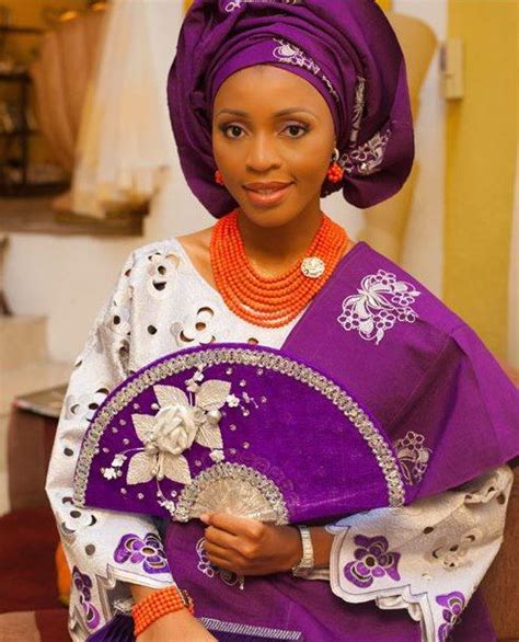 Nigerian Wedding Purple Nigerian Wedding Nigerian Bride African Wedding Attire