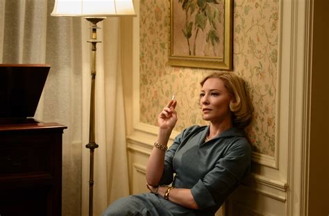 cate blanchett is dressed for seduction as carol the prim girl