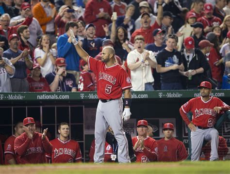 Albert Pujols Gets Homers No 499 500 In Angels Win Over Nationals