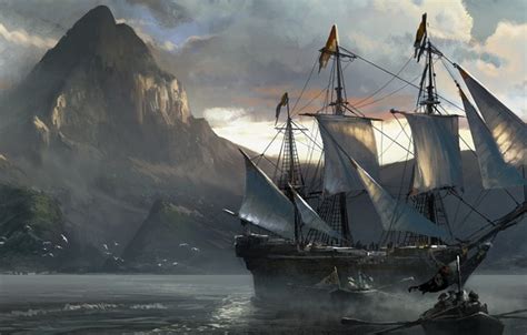 Wallpaper Sea Ship Assassin S Creed Iv Black Flag Assassin S Creed